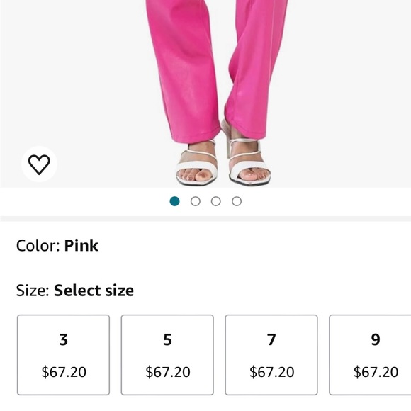 Judy Blue Tummy Control Faux Leather Pants in Hot Pink size 0/24 NWT new tags - Picture 2 of 12